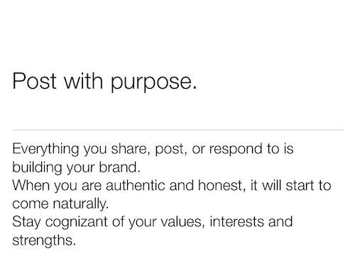 Post with Purpose